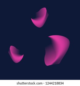 Space nebula seamless pattern on dark background