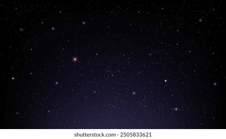 Space Night Sky with Star Background,Dark Blue Sky and Starry Universe Galaxy Outer,Cloud with Nebula in Winter Night,Nature Stardust field in deep universe, Milky way galaxy