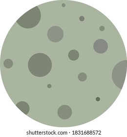 Space Object Flat Design Illustration