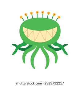Weltraumobjektillustration einzeln auf weißem Hintergrund. Galaxy und Space Object Icon Design in Flat Style.