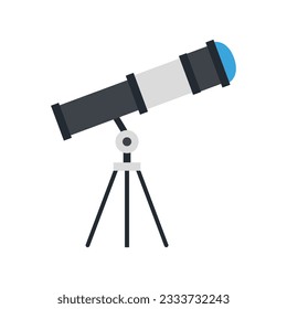 Space Object Illustration Isolated In White Background. Galaxy and Space Object Icon Design in Flat Style.