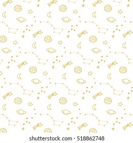 space objects line pattern