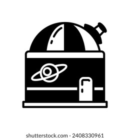 Space Observation icon in vector. Illustration