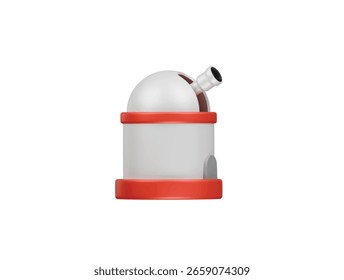  space observatory icon 3d illustration render
