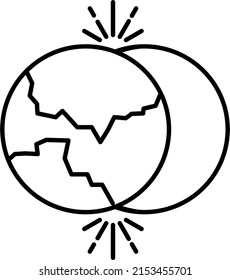 Space Oddity and Exploration Icon Planet Planetary Orbit