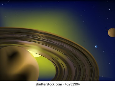 Space panorama