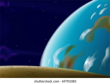 Space panorama