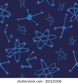 space pattern doodle