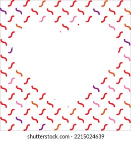Space pattern hearts. Backdrop for valentines day or card love.