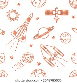 Telescópio de Padrão Espacial Planetas Shuttle Galaxy