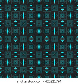 Space Pattern Turquoise