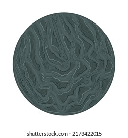 space planet astronomy icon isolated flat