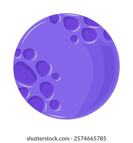 space planet cartoon isolated design
