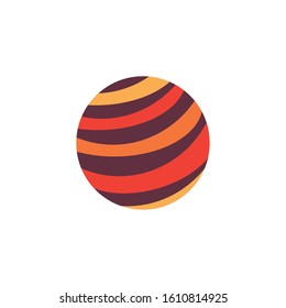 space planet flat style icon vector illustration design
