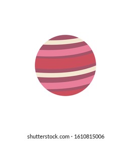 space planet flat style icon vector illustration design