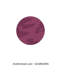 space planet flat style icon vector illustration design