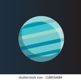 space planet or globe icon, vector
