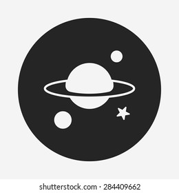 Space planet icon