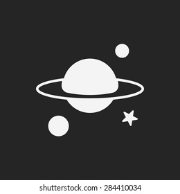 Space planet icon