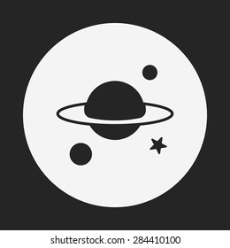 Space planet icon