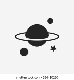 Space planet icon