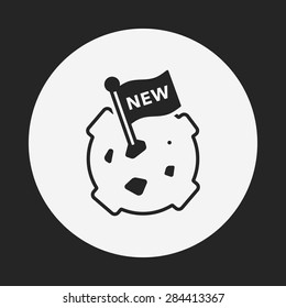 Space planet icon