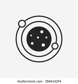 Space planet icon