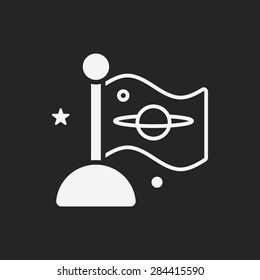 Space planet icon