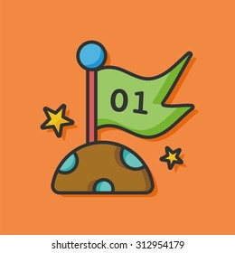 Space planet icon