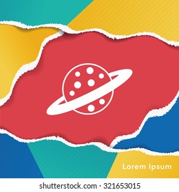 Space planet icon