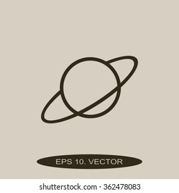 Space planet icon