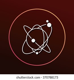 Space planet icon