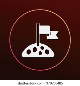 Space planet icon