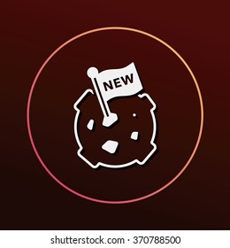 Space planet icon