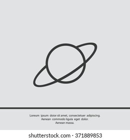 Space planet icon