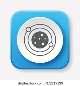 Space planet icon