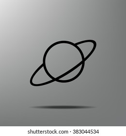 Space planet icon