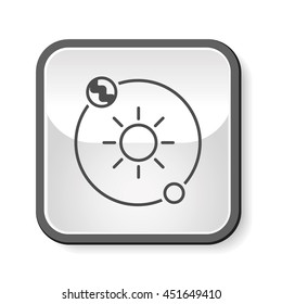 Space planet icon
