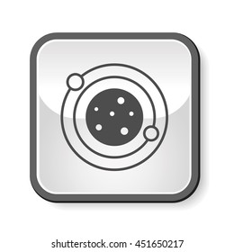 Space planet icon