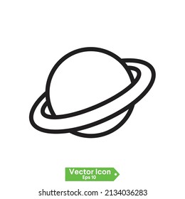 space and planet icon exclusive design 