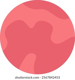 Space Planet Icon Vector Illustration