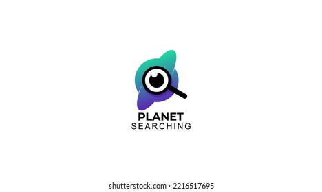 Logo de Space Planet, vector de diseños del logotipo de Search Planet
