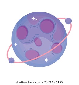 space planet system solar isolated design