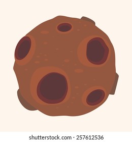 Space planet theme elements