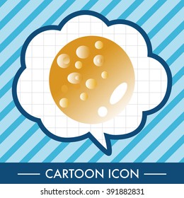 Space planet theme elements