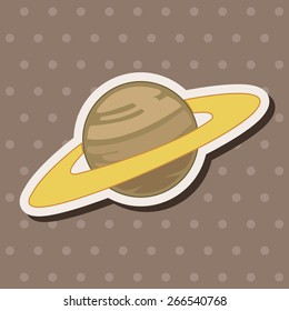 Space planet theme elements vector,eps