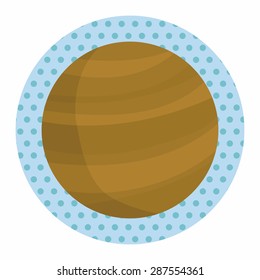 Space planet theme elements vector,eps