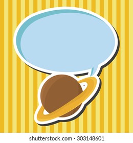 Space planet theme elements vector,eps