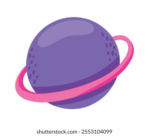 ícone isolado do universo de planeta espacial