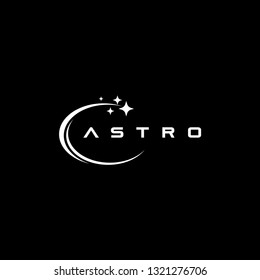 Space or planetary logo design